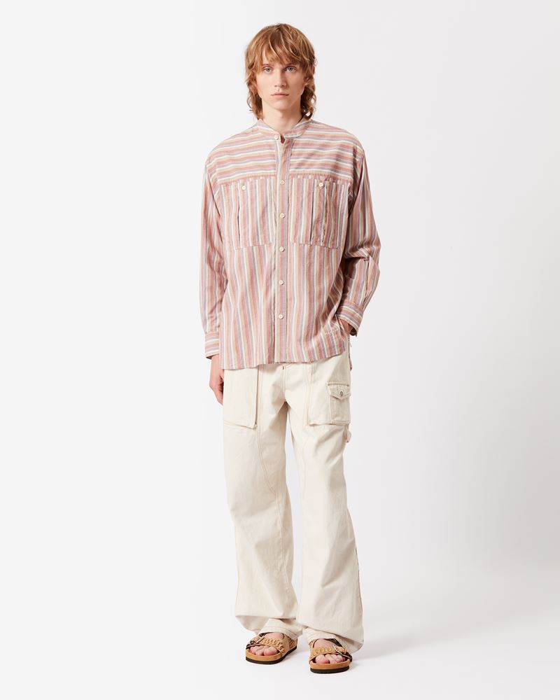 TAYLORI STRIPED COTTON SHIRT